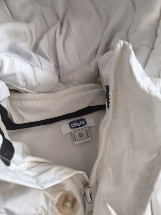 Parka Chicco Blanca Talla 62 (6 Meses)