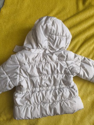 Parka Chicco Blanca Talla 62 (6 Meses)