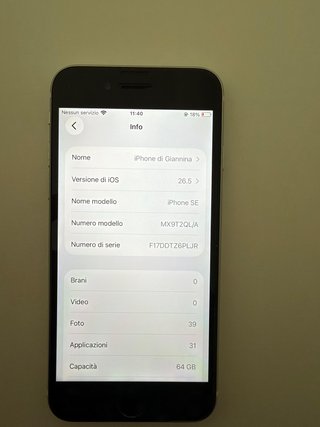 iPhone SE 2020 64GB Bianco