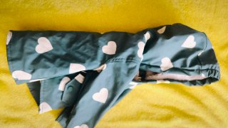 Cazadora Impermeable Turquesa  t3-6m