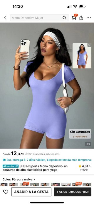 Mono gym talla m