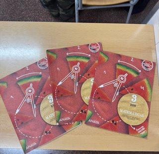 3 libros matemáticas 3 ESO