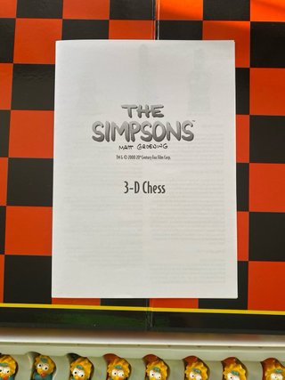 Ajedrez 3D Los Simpson