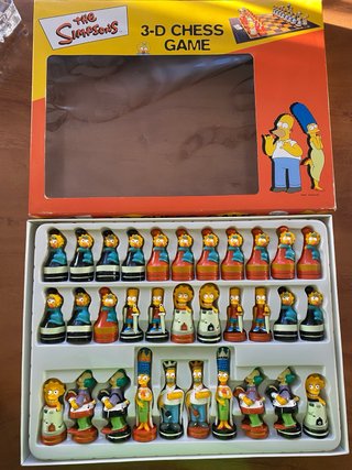 Ajedrez 3D Los Simpson