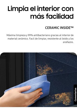Microondas Samsung 23L, garantía marzo 2028