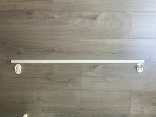 Barra armario 1m blanca IKEA