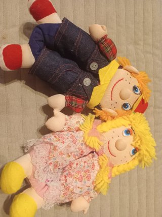 Pantuflas de Muñecos de Trapo