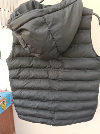 Chaleco Acolchado Negro Zara Talla 9-10