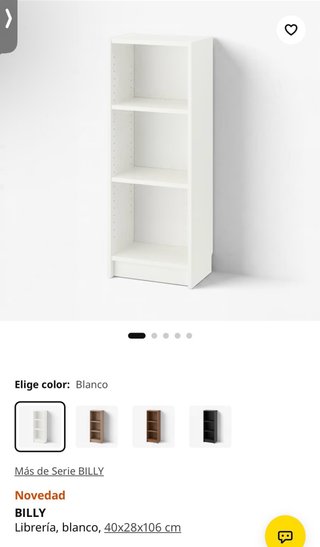 Estantería Blanca Ikea Billy
