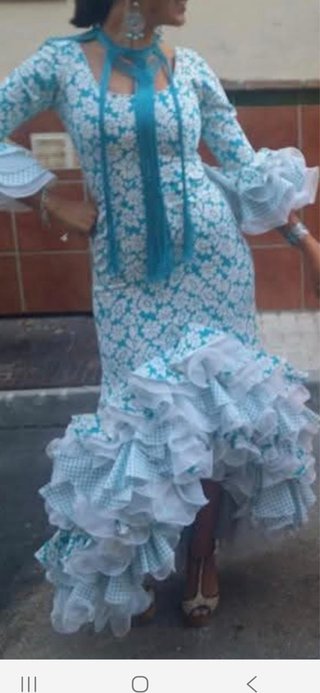 Traje de flamenca estampado