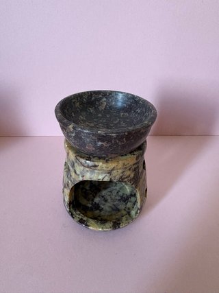 Bruciatore per essenze o bruciaincenso in steatite