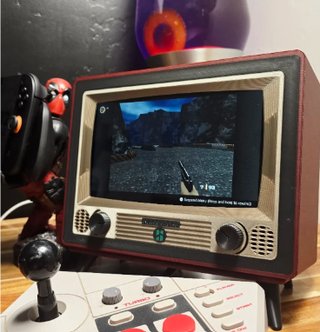 Soporte para Nintendo Switch 2 estilo TV vintage