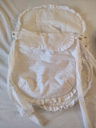 Saco para carro de bebé blanco