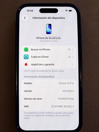 iPhone 15 Pro 256GB Titanio Azul