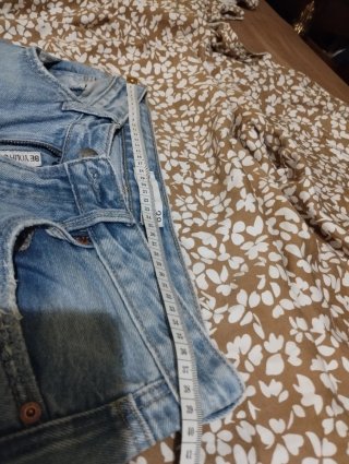 Jeans Bershka strappati blu