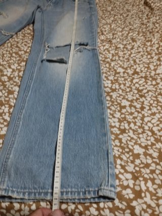 Jeans Bershka strappati blu