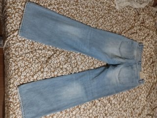 Jeans Bershka strappati blu