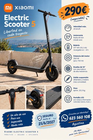Patinete Xiaomi Electric Scooter 5