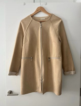 Parka fina mujer Takezo beige Talla M