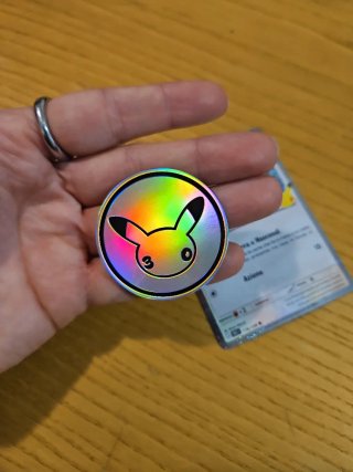 Carta Eevee + Moneta 30° Anniversario