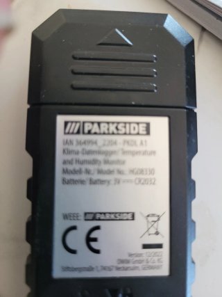 Registro de datos Climaticos Parkside PKDL A1
