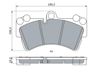 Pastillas de freno Bosch BP448 delanteras