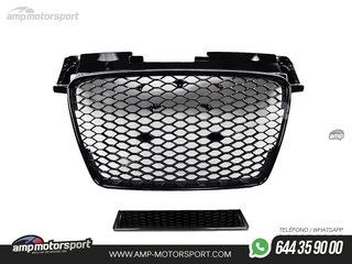 PARRILLA DELANTERA LOOK RS PARA AUDI TT 8J 2006-2012 NEGRO BRILLO
