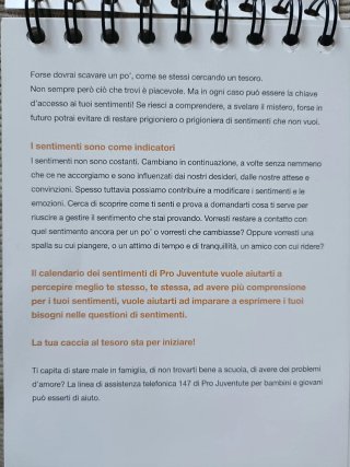 Calendario dei sentimenti