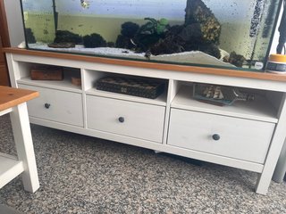 Mueble TV Ikea Hemnes Blanco