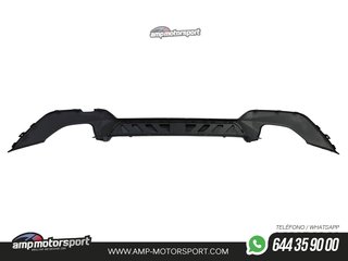 DIFUSOR TRASERO PARA BMW SERIE 3 G20 G21 + COLAS DOBLES NEGRAS