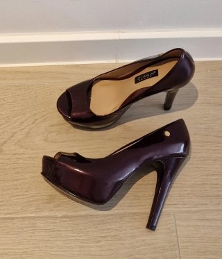 Zapatos de tacón plataforma T36