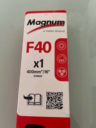 Limpiaparabrisas Magnum F40 400mm/16
