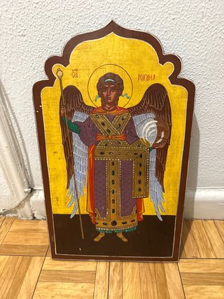 Icono religioso Miguel Arcángel