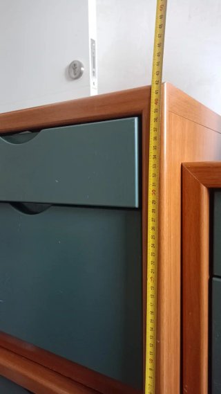 Armario puertas correderas madera y cristal