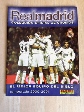 Álbum Cromos Real Madrid 2000-2001 Panini