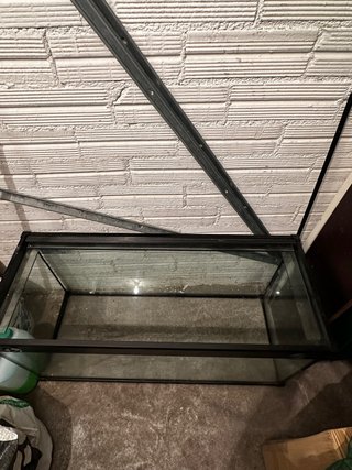 Acuario de Cristal 100x40x40 cm