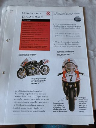 Ducati 998R Pierfrancesco Chili 2002 + Fascículo