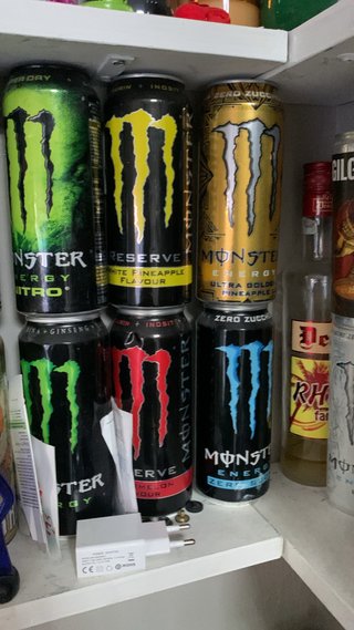 Lattine Monster vuote