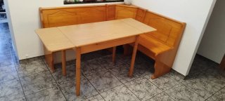 Muebles Comedor Pino + mueble rinconero con mesa