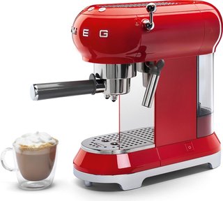 Cafetera Espresso Smeg ECF01 Roja