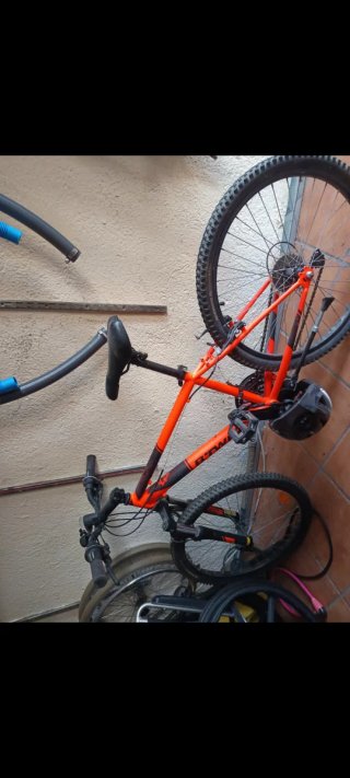 Bicicleta Btwin Naranja para Adolescente