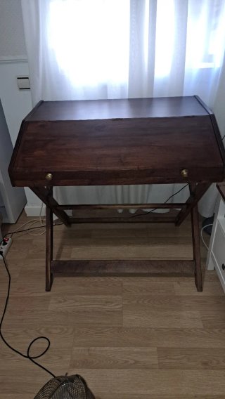 Escritorio madera 90 ancho x70 fonfo x90 cm alto