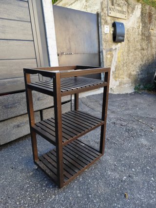 Estantería de madera de 3 baldas