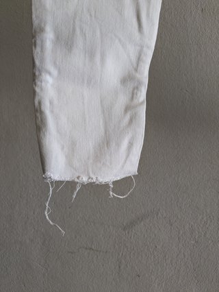 Pantalones Blancos Mango Talla XXS
