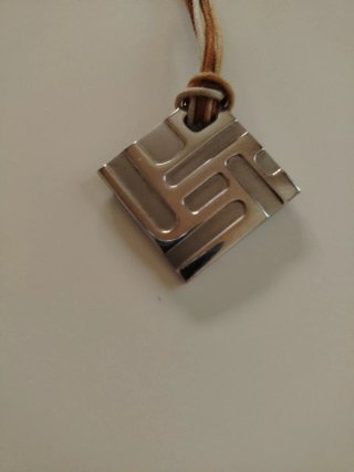 Colgante Viceroy Fashion Plata y Marrón