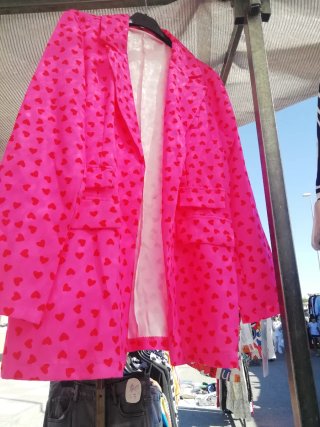 Chaqueta Estampada Corazones