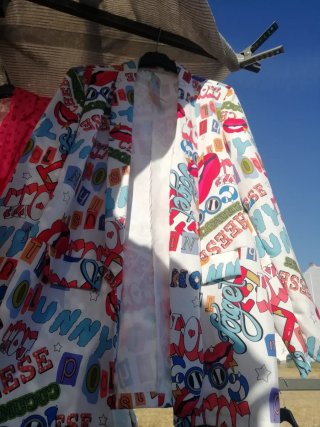 Chaqueta Estampada Multicolor