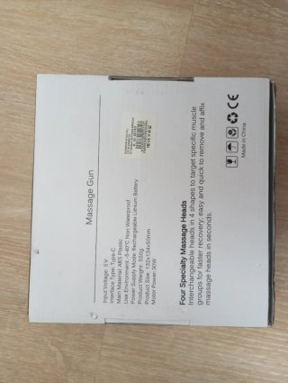 Pistola de masaje
