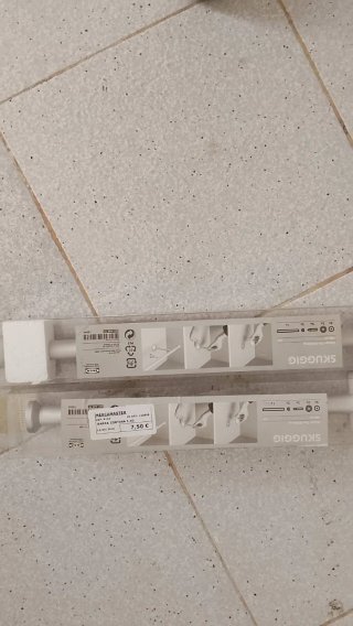 2 Barras de Cortina IKEA SKUGGIG