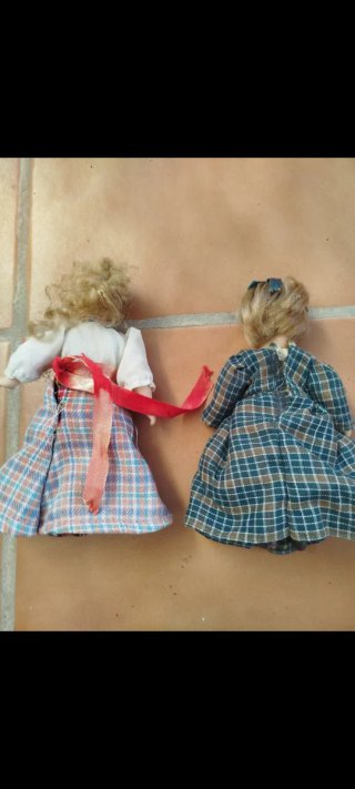 2 Muñecas Porcelana Antiguas